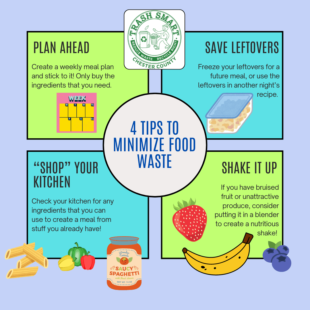 4 tips to minimize food waste
