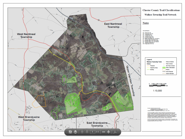 Wallace Township Trail Network-750x563