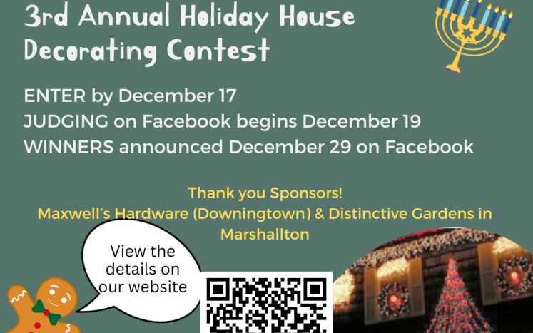 Holiday House Decorating Contest Social Card