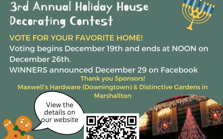 Holiday House Decorating Contest Social Card
